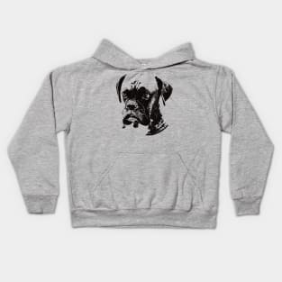 Boxer Dog Kids Hoodie